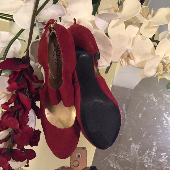 Guess dark red heels - Picture 3 of 4